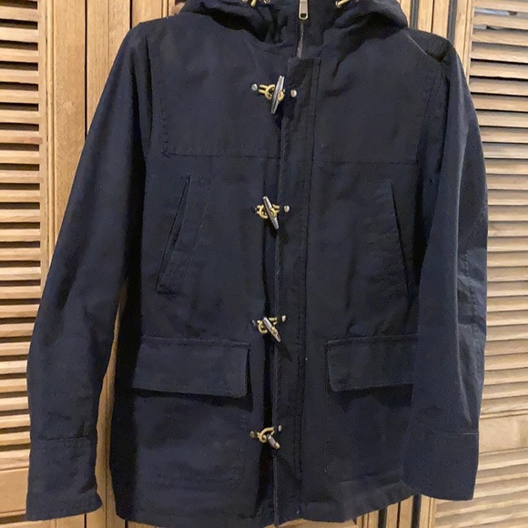 Black heavy canvas coat - Picture 2 of 11